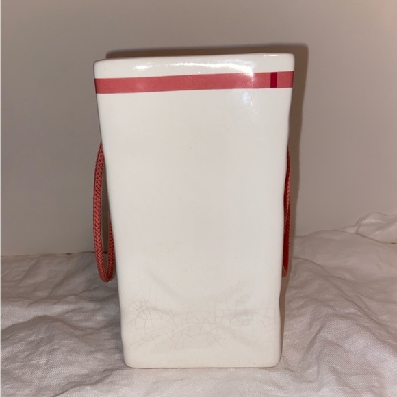 3/55$ Vintage Japan 1986 ceramic‎ rectangular Flower Vase - Picture 13 of 14